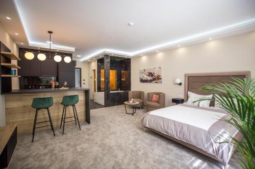 Luksuzni VS Exclusive Wellness i Spa Apartmani Vrnjacka Banja sa privatnim djakuzijem i saunom u strogom centru blizu Mosta ljubavi